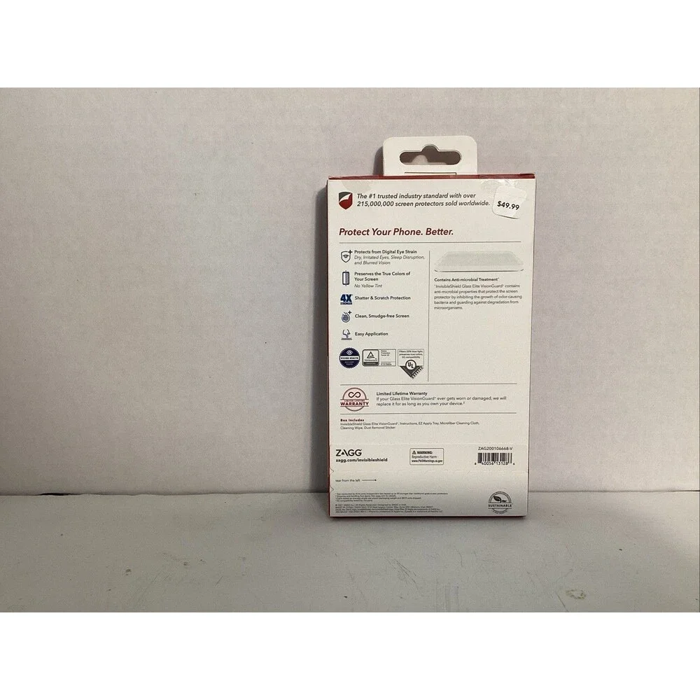 invisible shield glass elite visionguard iPhone 12/12 pro 11/XR
